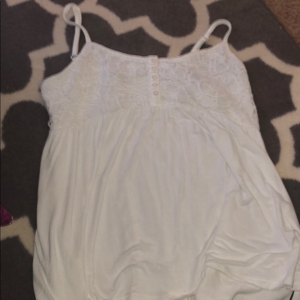 Torrid lace top babydoll tank 0